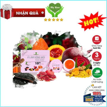 Son ủ dưỡng môi gấc dền thảo dược Mẹ Ken, làm mềm hồng môi, cấp ẩm môi an toàn