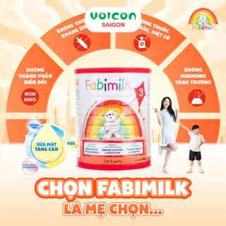 Sữa Fabimilk số 1, 2, 3 nhập khẩu từ Anh, sữa mát tăng cân, hỗ trợ tiêu hóa, phát triển toàn diện