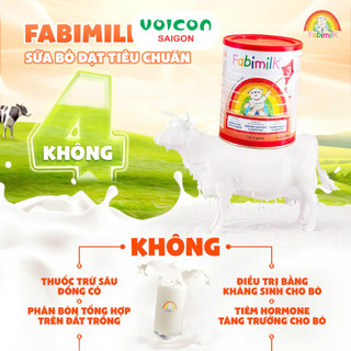 Sữa Fabimilk số 1, 2, 3 nhập khẩu từ Anh, sữa mát tăng cân, hỗ trợ tiêu hóa, phát triển toàn diện
