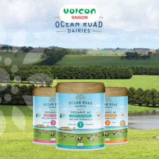 Sữa Ocean Road Organic A2 900g – Hữu cơ từ Úc - Hỗ trợ tiêu hóa, đề kháng và phát triển toàn diện