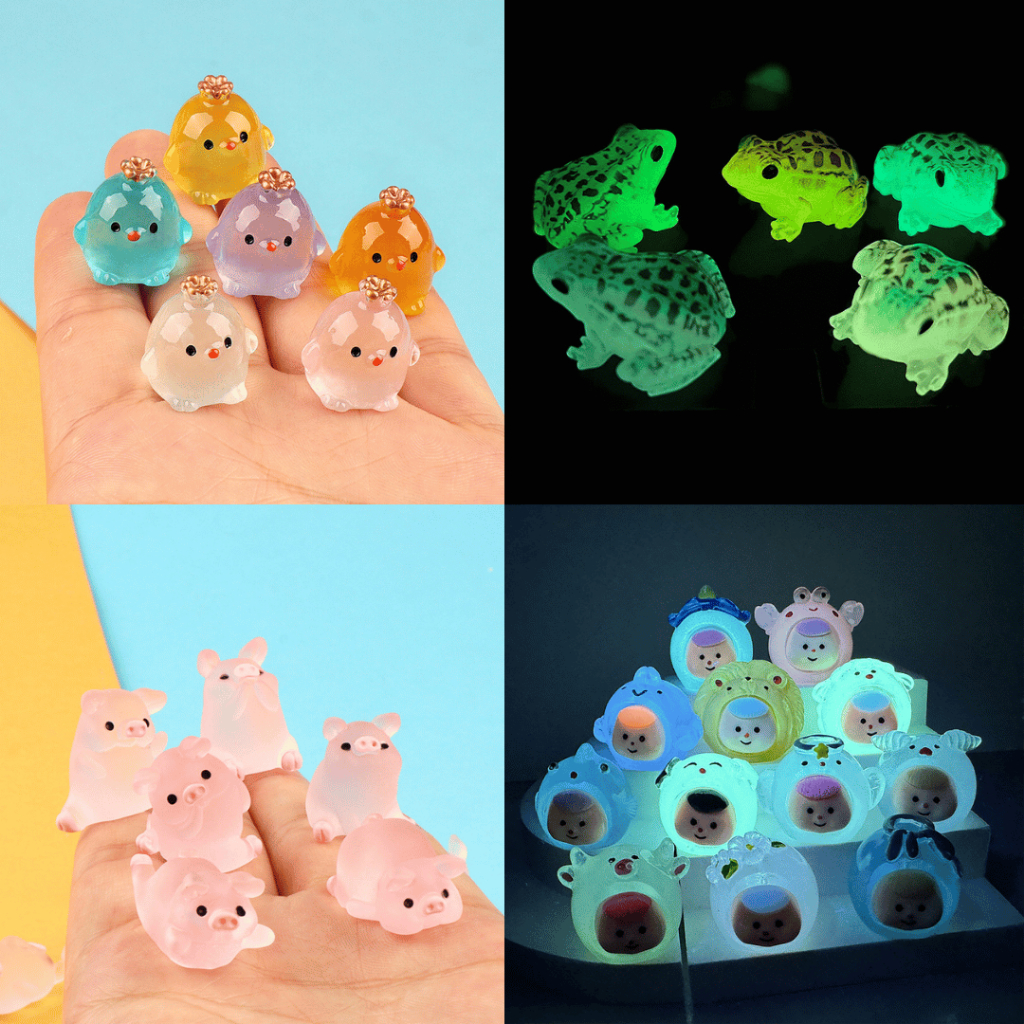 3-10 Charm Phát Sáng Diy 4.2Cm nhiều mẫu hoạt hình
