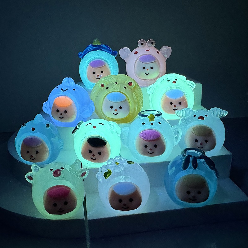 3-10 Charm Phát Sáng Diy 4.2Cm nhiều mẫu hoạt hình
