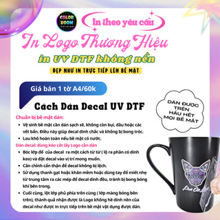 In Logo UV DTF theo yêu cầu - In logo thương hiệu - Sắc Nét, Bền Bỉ, Nổi Bật Trên Mọi Chất Liệu