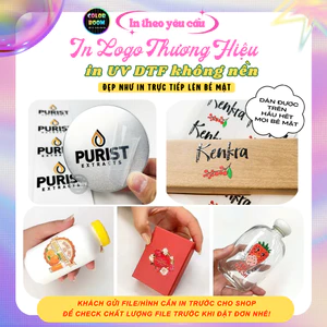 In Logo UV DTF theo yêu cầu - In logo thương hiệu - Sắc Nét, Bền Bỉ, Nổi Bật Trên Mọi Chất Liệu