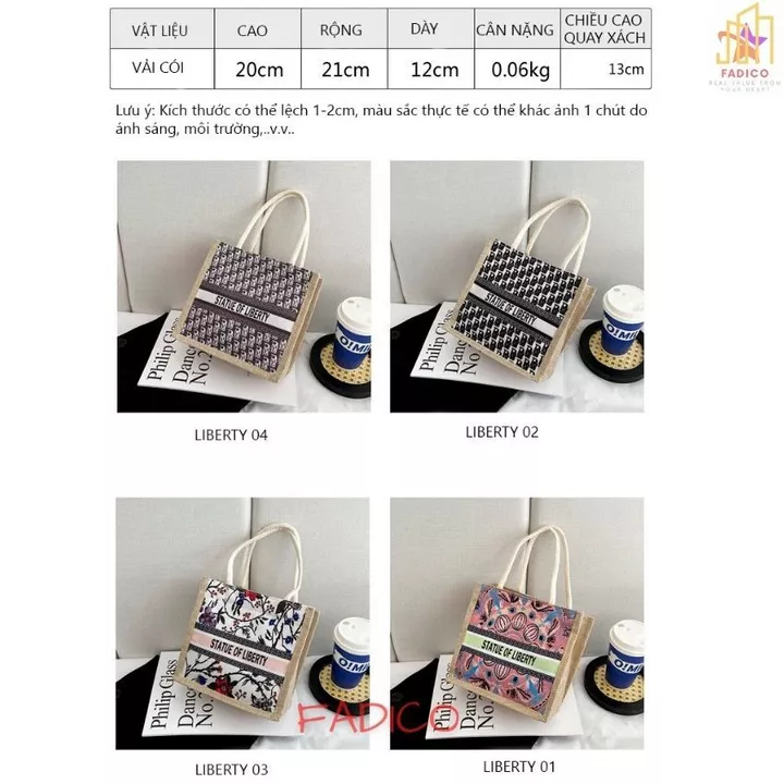 Túi cói mini,Túi xách nữ,túi xách mini vải cói phong cách VINTAGE, phù hợp đi làm đi chơi, thân thiện với môi trường