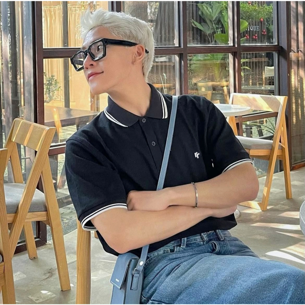 Áo Polo Local Brand RT CLASSY Bo Viền R12 Symbol Basic Nam/Nữ Trẻ Trung Vải Cotton Pique Chống Nhăn