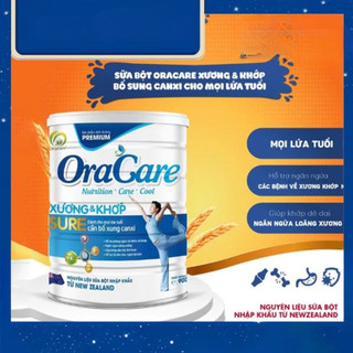 Sữa bột Oracare xương khớp lon 900g - Sữa dinh dưỡng cho người cần bổ sung canxi