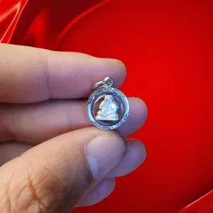 Sang trọng – Tinh tế với Mặt Dây Chuyền Bạc 1.2cm Tròn