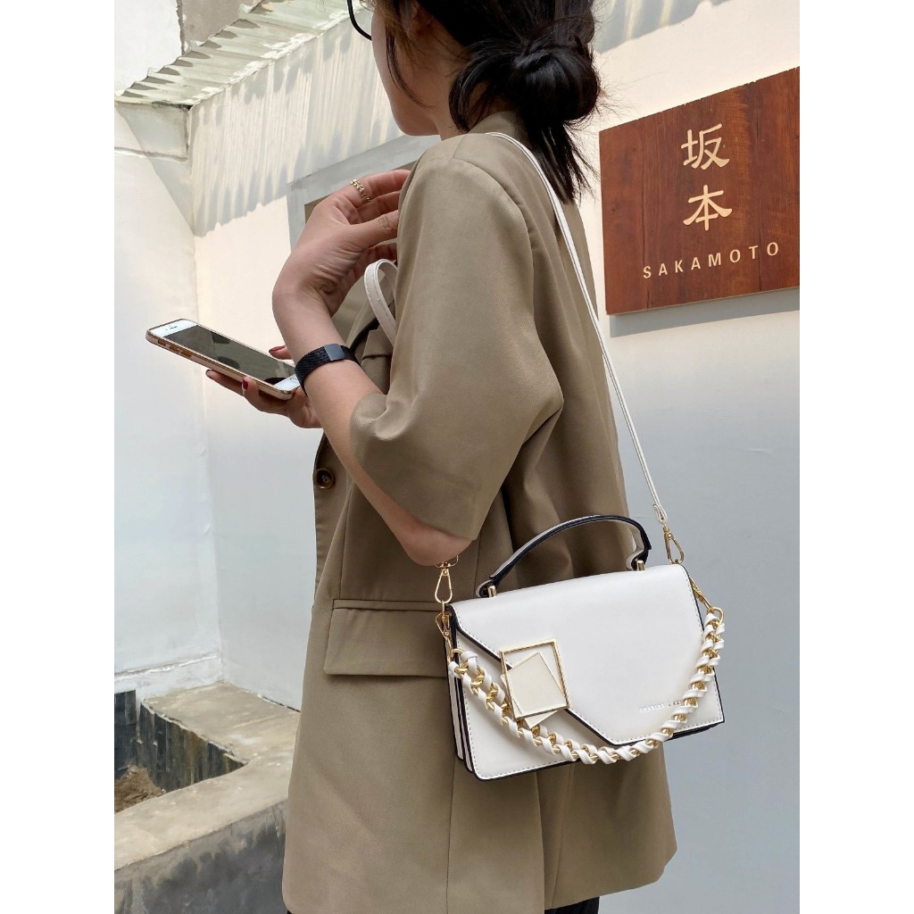 Túi Xách Nữ Đeo Chéo 2 Ngăn Dây khoá Kéo Cao Cấp Mẫu Hot Trend Quảng Châu