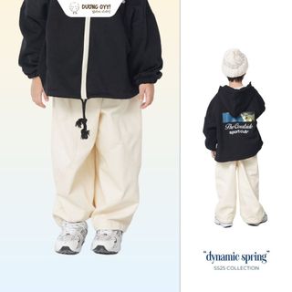 [FORM TO] Quần dài kaki trẻ em ống rộng size 12-38kg style Hàn Quốc  | Dương Oyy 011224200