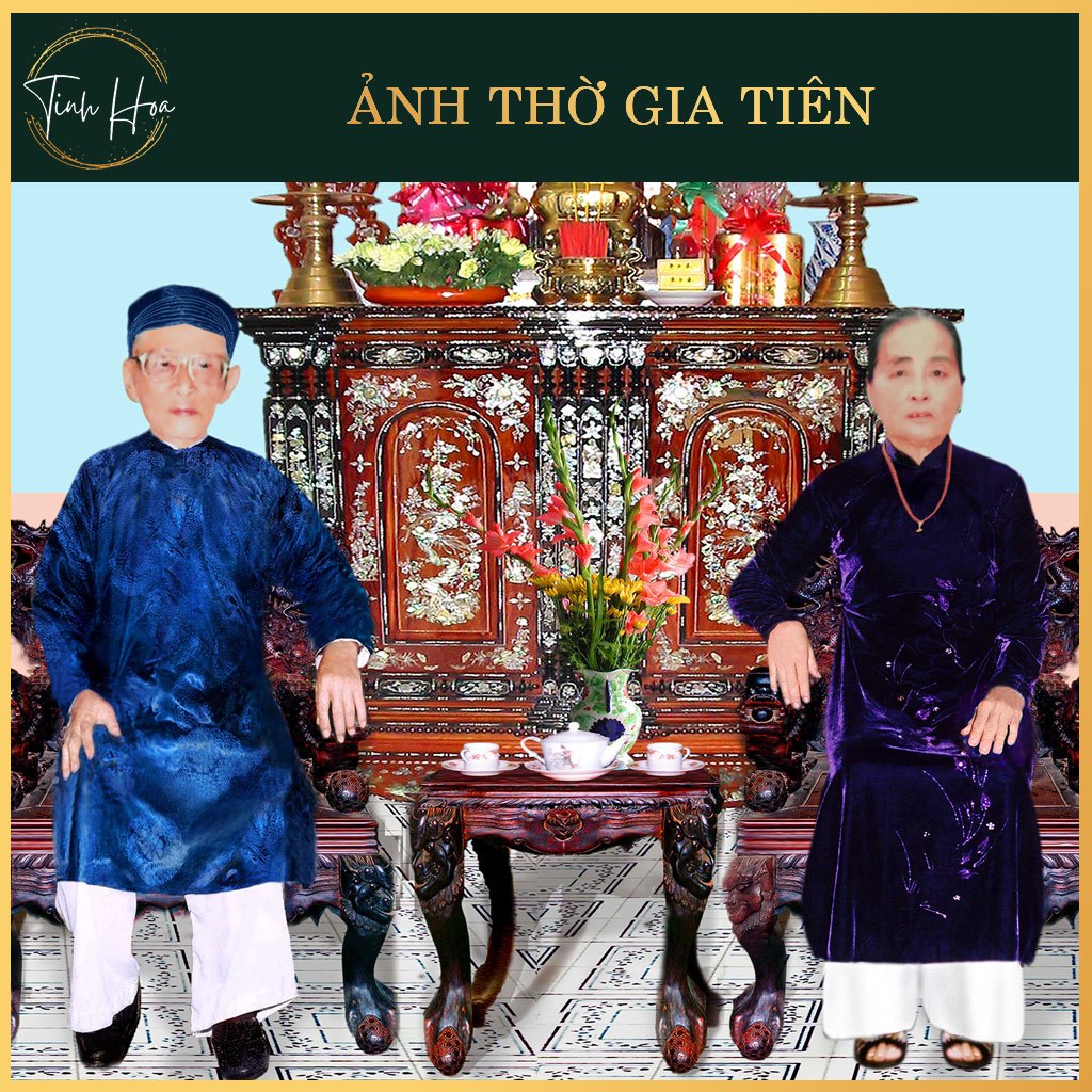 ẢNH THỜ GIA TIÊN ông bà Tinh Hoa Photos, nhiều mẫu đẹp, nhiều kích cỡ, chưa bao gồm khung ảnh