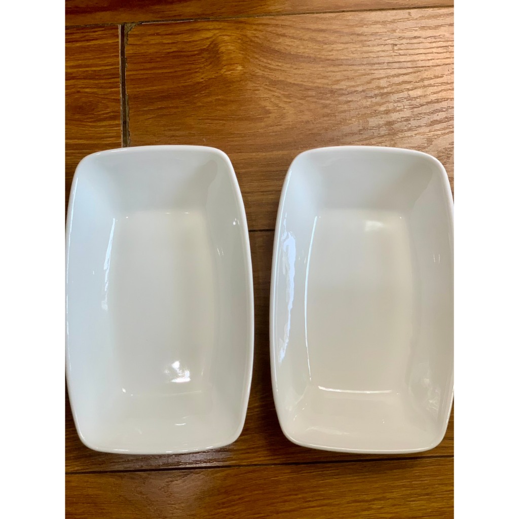 Đĩa sứ hình chữ nhật hàng không loại 1 trắng sứ kích thước 18x12x5cm | BigBuy360 - bigbuy360.vn