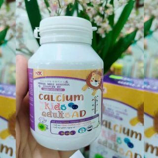 Viên sữa CALCIUM KIDS hỗ trợ phát triển chiều cao, giúp xương răng chắc khỏe, chống còi xương ở trẻ nhỏ, hộp 60 viên