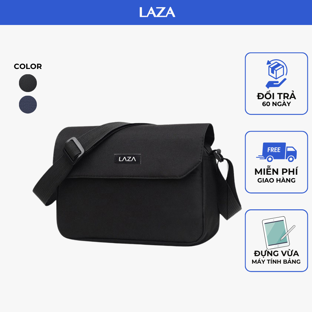 Ảnh Túi đeo chéo nam chất liệu canvas trượt nước cao cấp Suma Bag 473S - Thương hiệu LAZA 1
