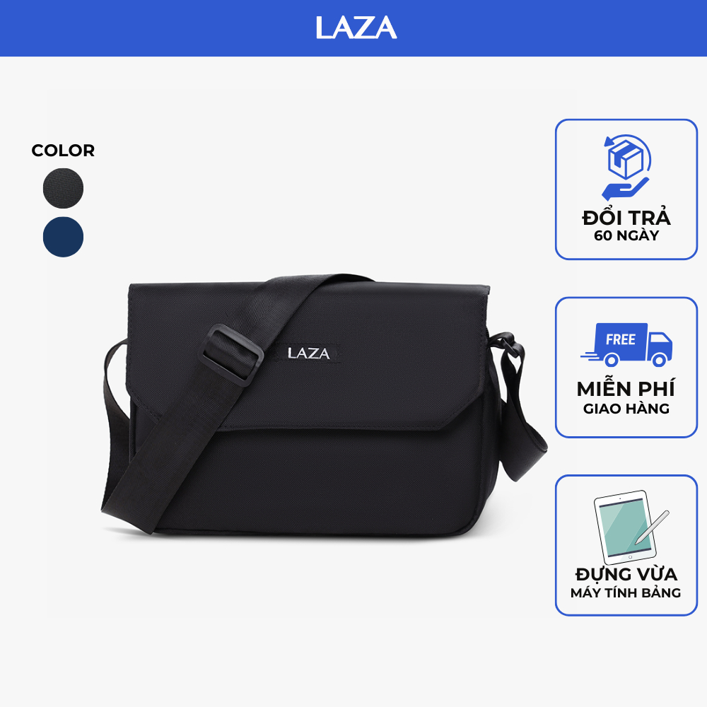 Ảnh Túi đeo messenger nam nữ LAZA Suma Bag 473S - Chất liệu canvas trượt nước - Bảo hành chính hãng 1
