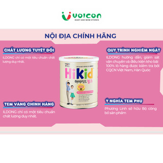 Sữa bột Hikid Hàn Quốc Bò/ Dê hỗ trợ phát triển chiều cao Cho Bé