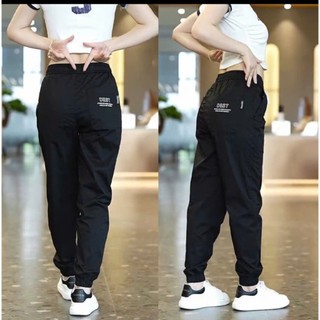 Quần jogger kaki thể thao nam nữ, quần jogger nam nữ cạo chun chất vải kaki