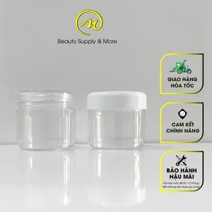 Combo 2 Hủ Pet nhựa 30g/50g nắp trong hoặc trắng