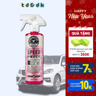 Dugn dịch xịt bóng sơn chống tĩnh điện Chemical Guys Speed Wipe 473ml, bảo vệ lớp sơn chắc chắn