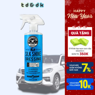 Dung dịch dưỡng, phục hồi tạo độ mới cho cao su, nhựa, taplo 473ml - Chemical Guys Silk Shine