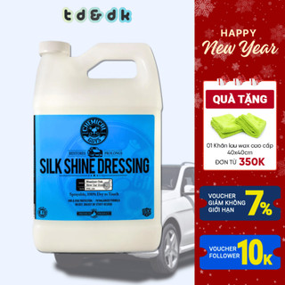 Dung dịch dưỡng, phục hồi nhựa nhám Chemical Guys Silk Shine Dressing 3.8L, tạo độ mới cho cao su, nhựa
