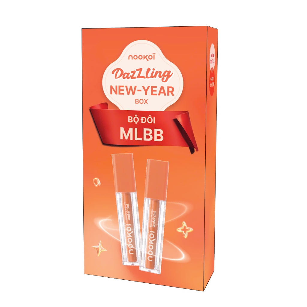 Bộ Đôi Son Bóng Water Tint #T13 và Son Bóng Water Tint Nookoi