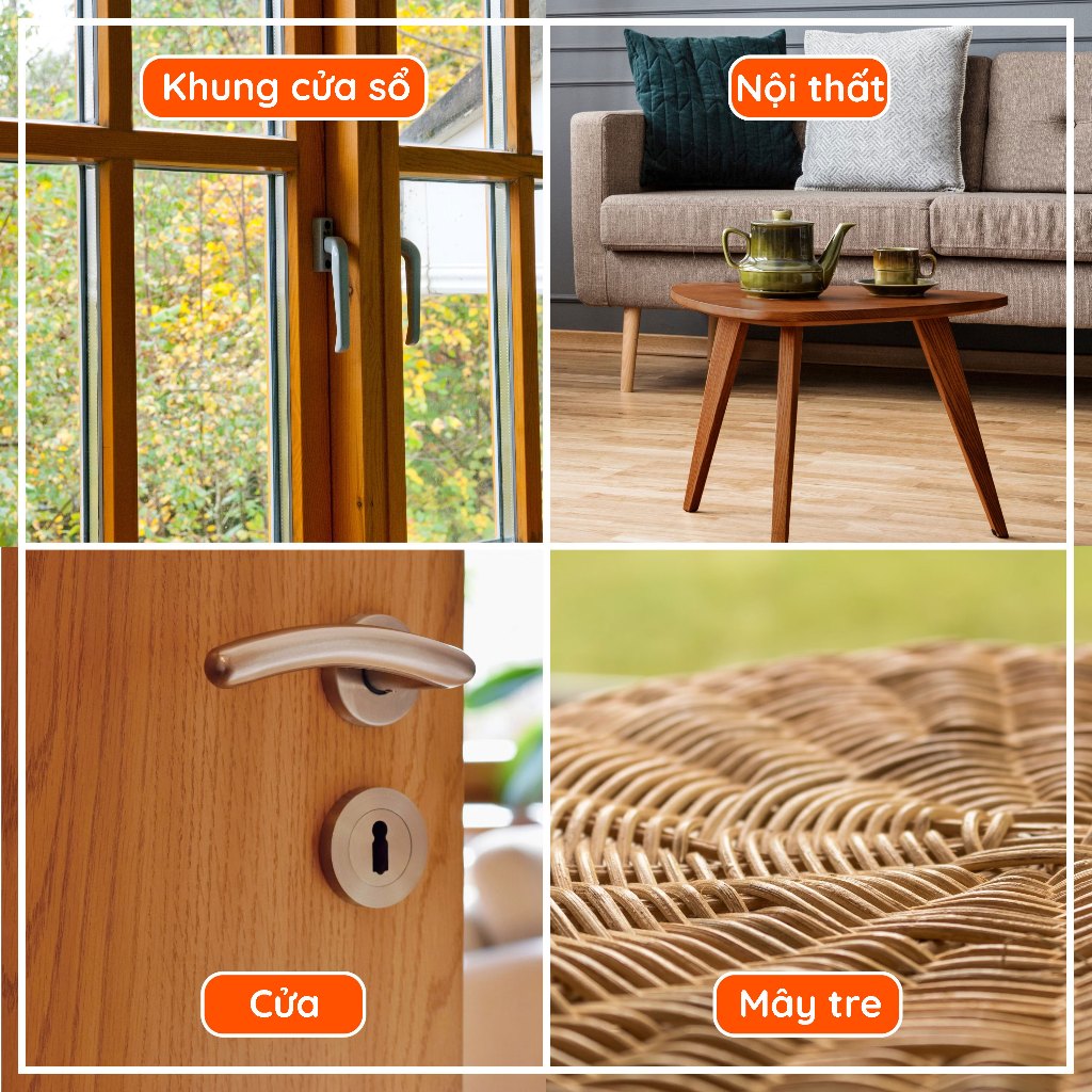 Ảnh Xịt Bảo Dưỡng và Vệ Sinh Đồ Gỗ Nội Thất POLIBOY Làm Sạch Đồ Gỗ, Đánh Bóng, Bảo Dưỡng Đồ Gỗ Nội Thất, Chống Ẩm Mốc 2