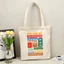 Túi Tote canvas in các Tỉnh Việt Nam màu trắng Be túi vải đeo vai phong cách thời trang tota trắng