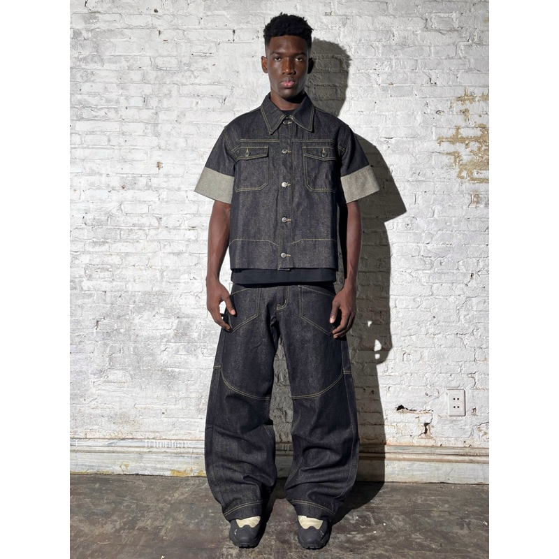 #roiworkshop Quần Jeans Raw Nam Nữ (Dod Raw Bottom) | Shopee Việt Nam