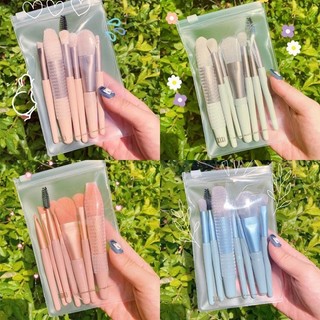 IK Set 8 Cây Cọ Trang Điểm Cá Nhân Mini Lông Mềm Mịn Tặng Kèm Túi Zip MP-C-6