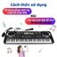 ĐÀN PIANO 61 PHÍM 2 LOA - TẶNG DÂY ĐIỆN , MICRO , TÀI LIỆU, NỐT NHẠC, HDSD FREE