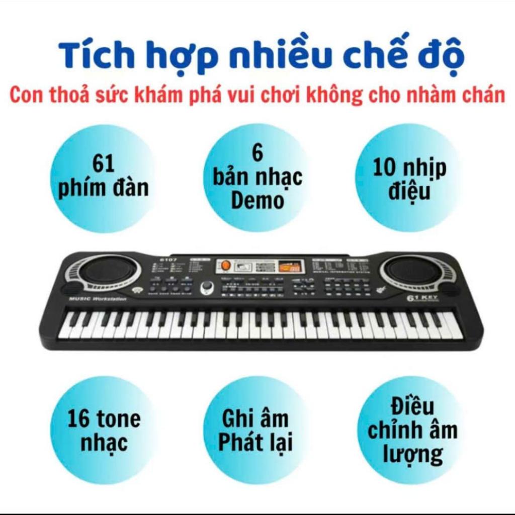 ĐÀN PIANO 61 PHÍM  2 LOA , TEM NỐT NHẠC VÀ TÀI LIỆU TẬP ĐÀN
