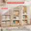 Tủ Kệ Đựng Đồ Cao Cấp Pakey 2026, Kệ Đựng Đồ Linh Hoạt Nhiều Kiểu 1 Tầng, 2 Tầng Có Thanh Treo Cho Bé