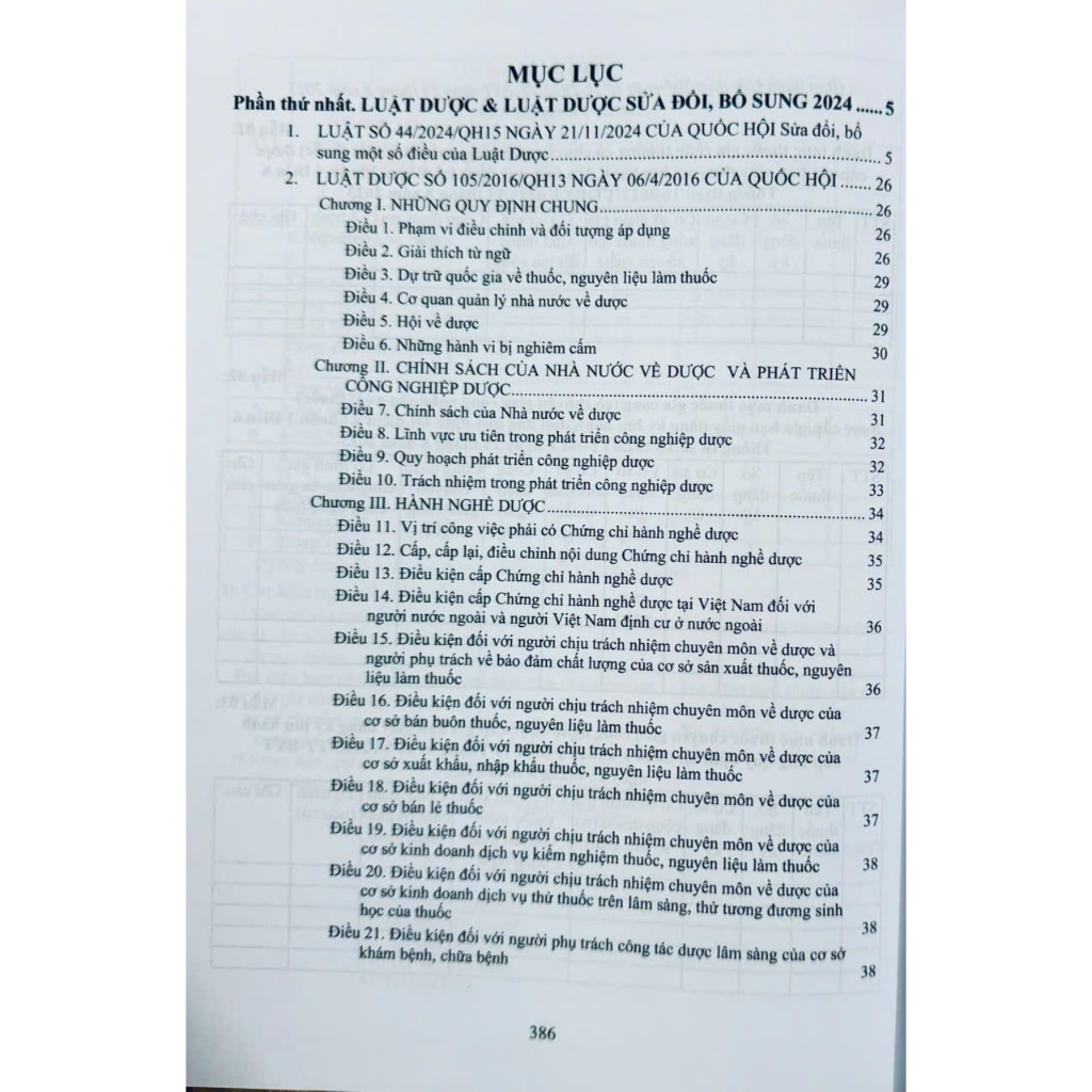 Ảnh Sách - Luật Dược (Sửa Đổi, Bổ Sung) Và Các Quy Định Mới Nhất Dành Cho Ngành Dược - Dược Sĩ - Nhà Thuốc 4