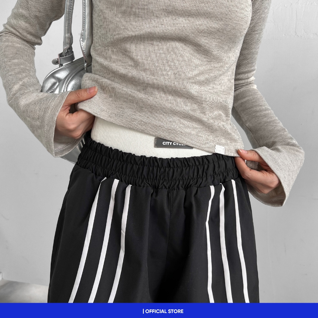 Quần dài ống rộng suông unisex gió Local Brand Chính Hãng City Cycle Quần dài Gyration