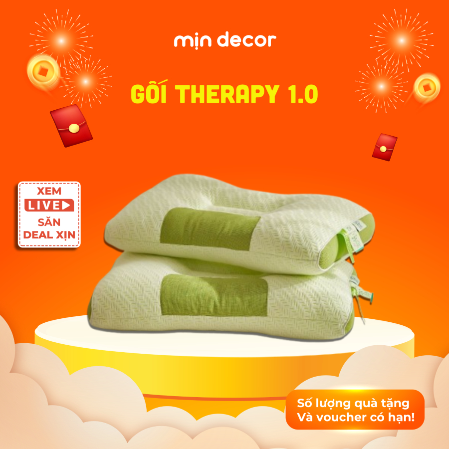 Ảnh Gối công thái học Massage Therapy 1.0 kích thước 40x74cm Mịn Decor 2
