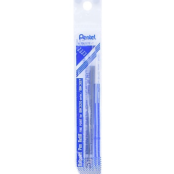 Ảnh Ruột Bút Bi Nhật Bản Pentel BK250 - BKS7E |Ngòi 0.7mm (Mưc Xanh và Đen) 4