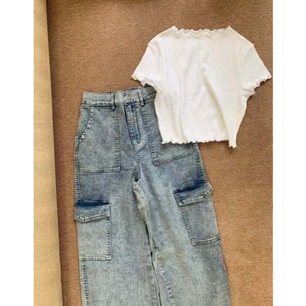 Áo thun croptop oak thời trang_A514