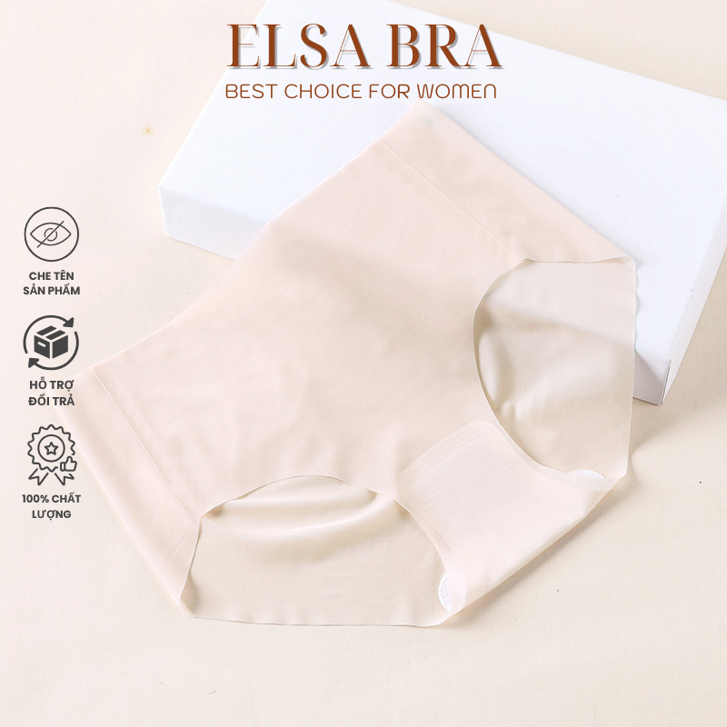 Combo 6 Quần Su Thạch Siêu Mỏng Không Viền Kháng Khuẩn Mềm Mại Siêu Co Dãn ELSA BRA  - 6135
