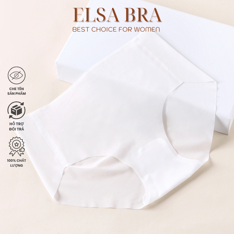 Combo 6 Quần Su Thạch Siêu Mỏng Không Viền Kháng Khuẩn Mềm Mại Siêu Co Dãn ELSA BRA  - 6135