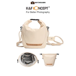 Túi đeo chéo máy ảnh K&F CONCEPT KF13.168V1 - Màu be
