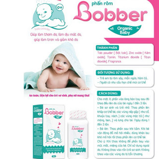 ✅[Hàng chính hãng] Phấn rôm Bobber làm thơm da, dịu mát, giảm khô da