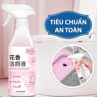 Chai Xịt Tẩy Rửa Bồn Cầu Hoa Anh Đào 500ml – Combo 2 Chai – Nước Tẩy Toilet Khử Mùi, Tẩy Ố Vàng