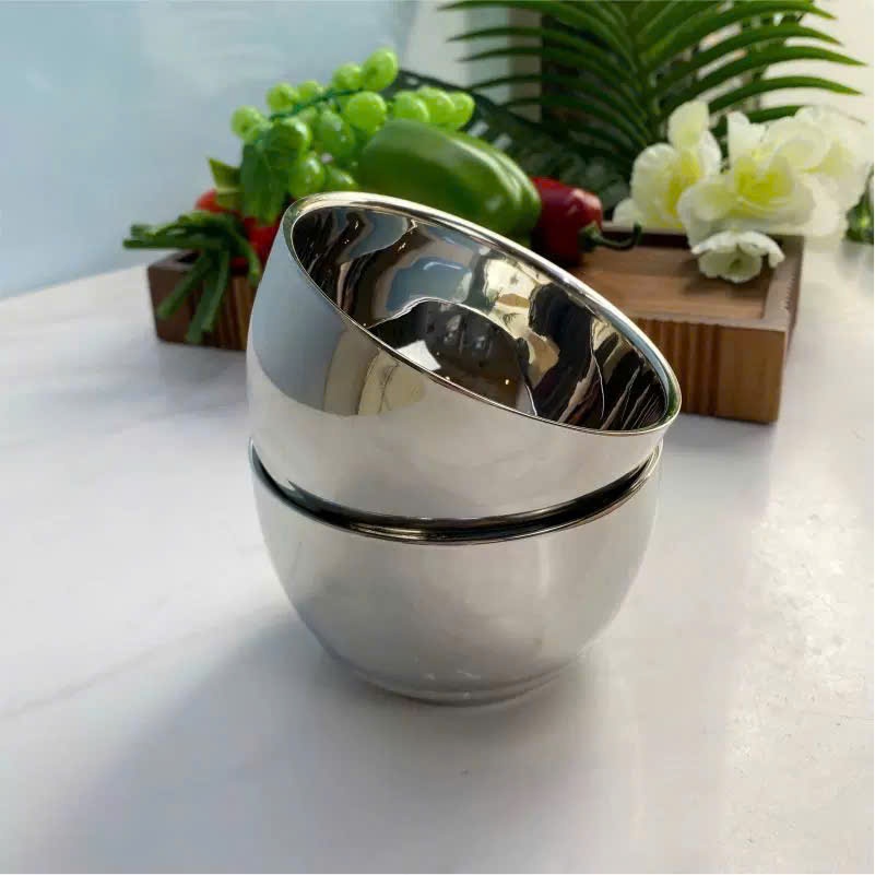 Chén Bát Cơm Cách Nhiệt Julia Child Chính Hãng, Chén Bát Cơm Inox Cao Cấp Không Gây Bỏng LK94