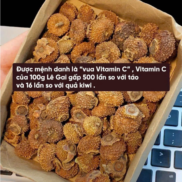 Trà Bổ Sung Vitamin C Vitamin A HERBONE Dâu Tằm, Táo Đỏ Lát, Lê Gai, Nụ Hồng, Hắc Kỷ Tử