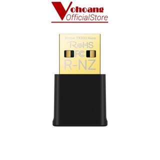 USB Wi-Fi 6 TP-Link Archer TX20U Nano Băng Tần Kép AX1800 - 1200Mbps 5GHz