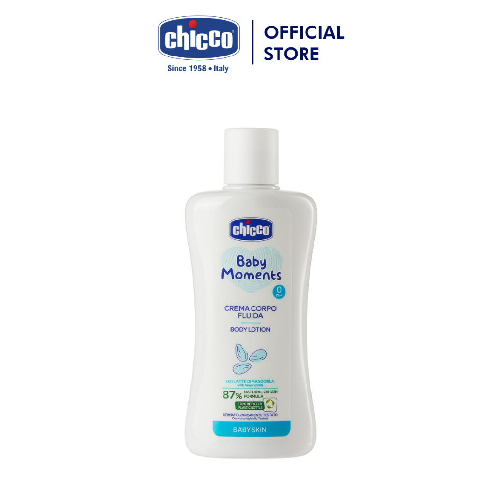 Sữa dưỡng ẩm chiết xuất Hạnh nhân Chicco 0M+ 200ml