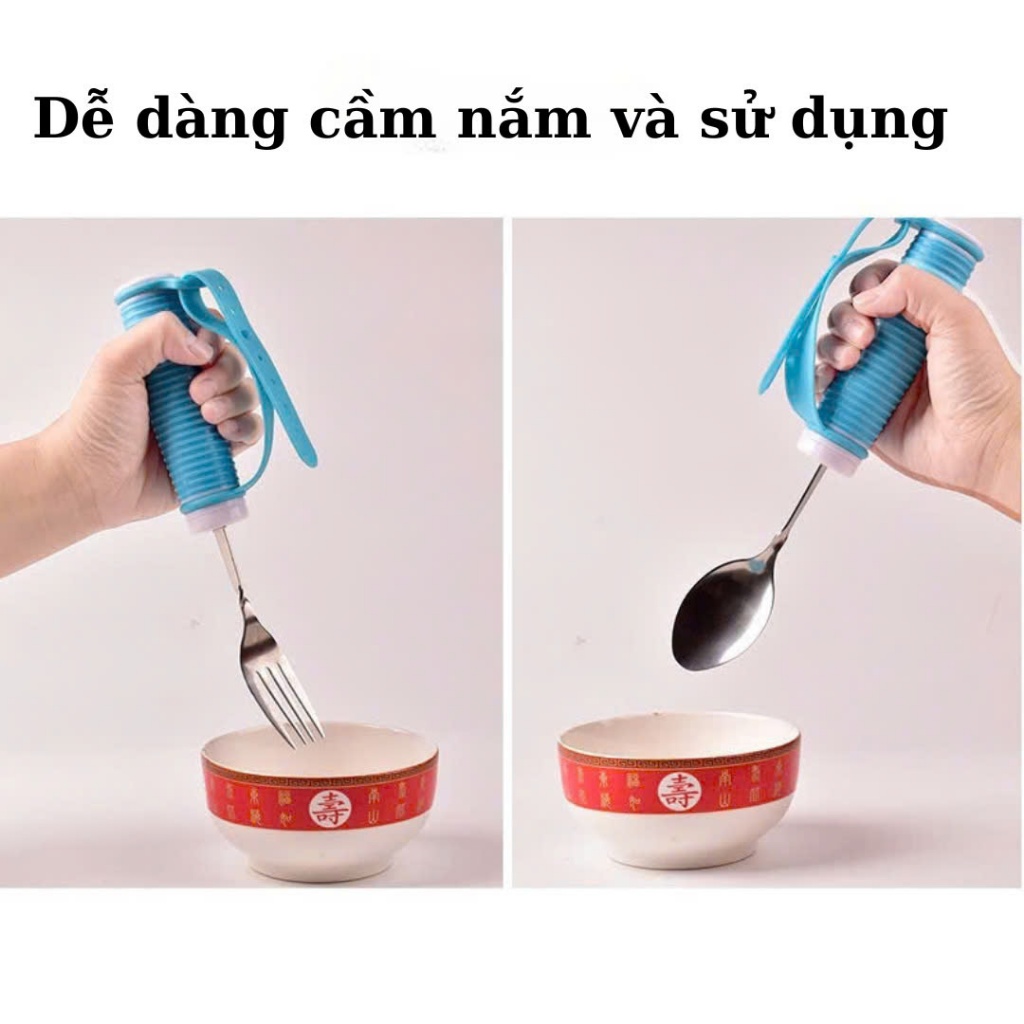 Dĩa hỗ trợ ăn uống cho người tập phục hồi chức năng sau tai biến, tay yếu