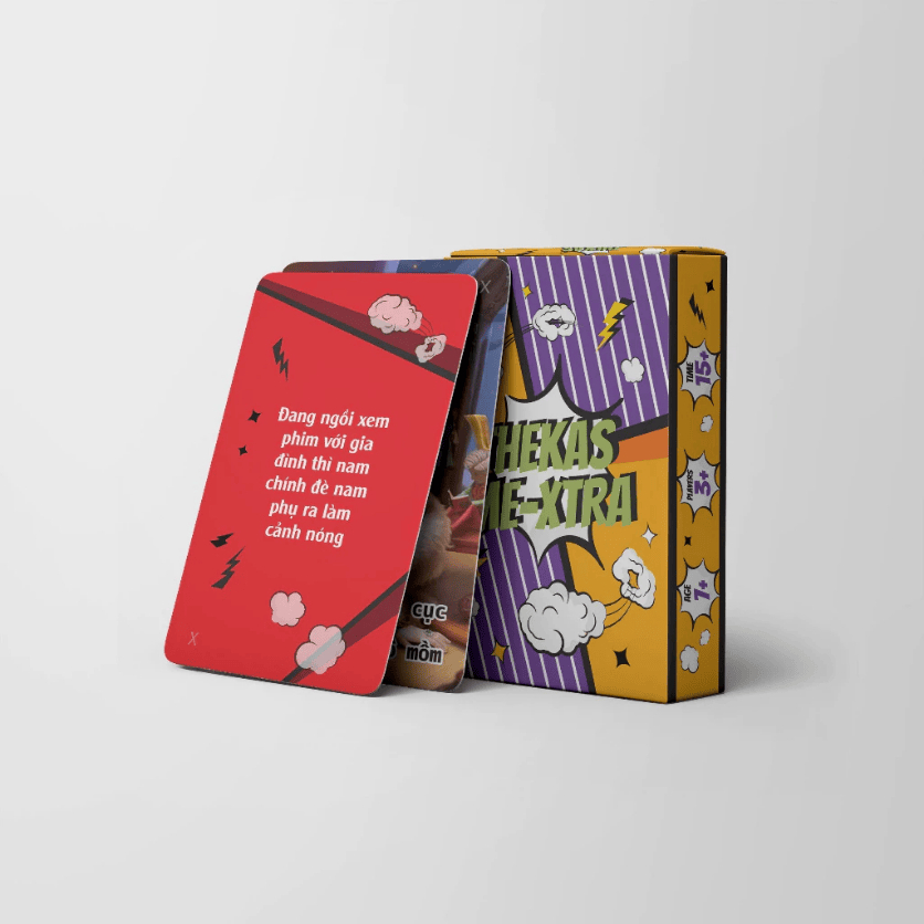 Combo 10 Bộ Bài Meme Ver 1 40 Lá Giấy Cứng Vui Nhộn Giải Trí Cuối Tuần Chơi Nhóm Board Game THE KAS
