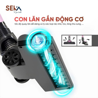 Máy hút bụi cầm tay SEKA SK 09PLUS công suất 2000w lực hút cực mạnh làm sạch nhanh tiện lợi dễ dàng